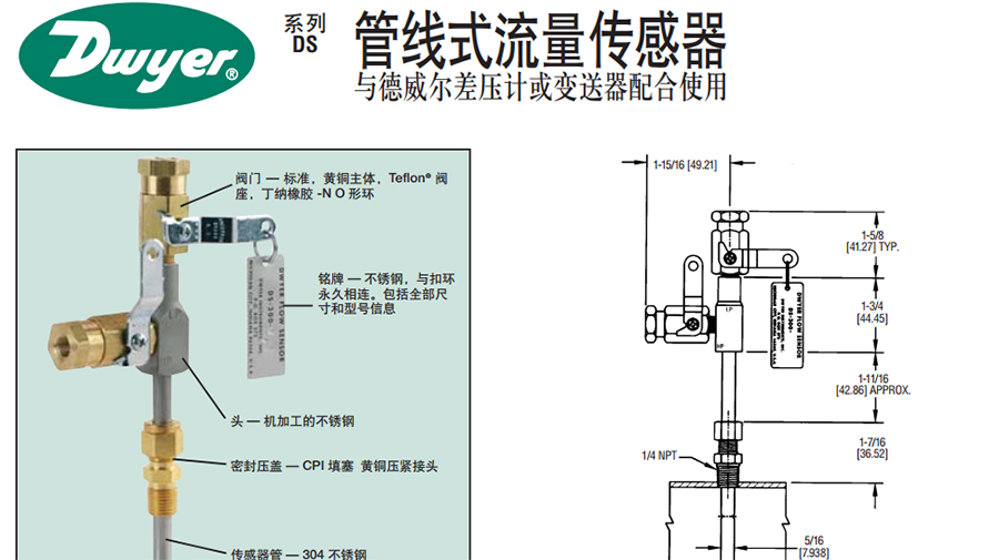 Dwyer流量传感器-图1