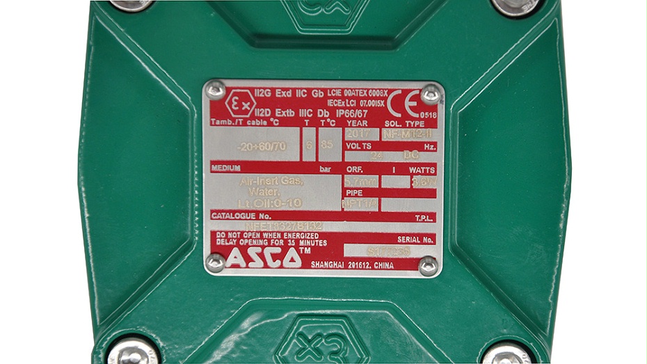 ASCO隔爆电磁阀NFET8327B132-1